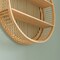 Vintiquewise Decorative Rattan Round Display Shelf With 2 Shelves for The Dining Room, Living Room, or Office. QI004514 - alternate 5